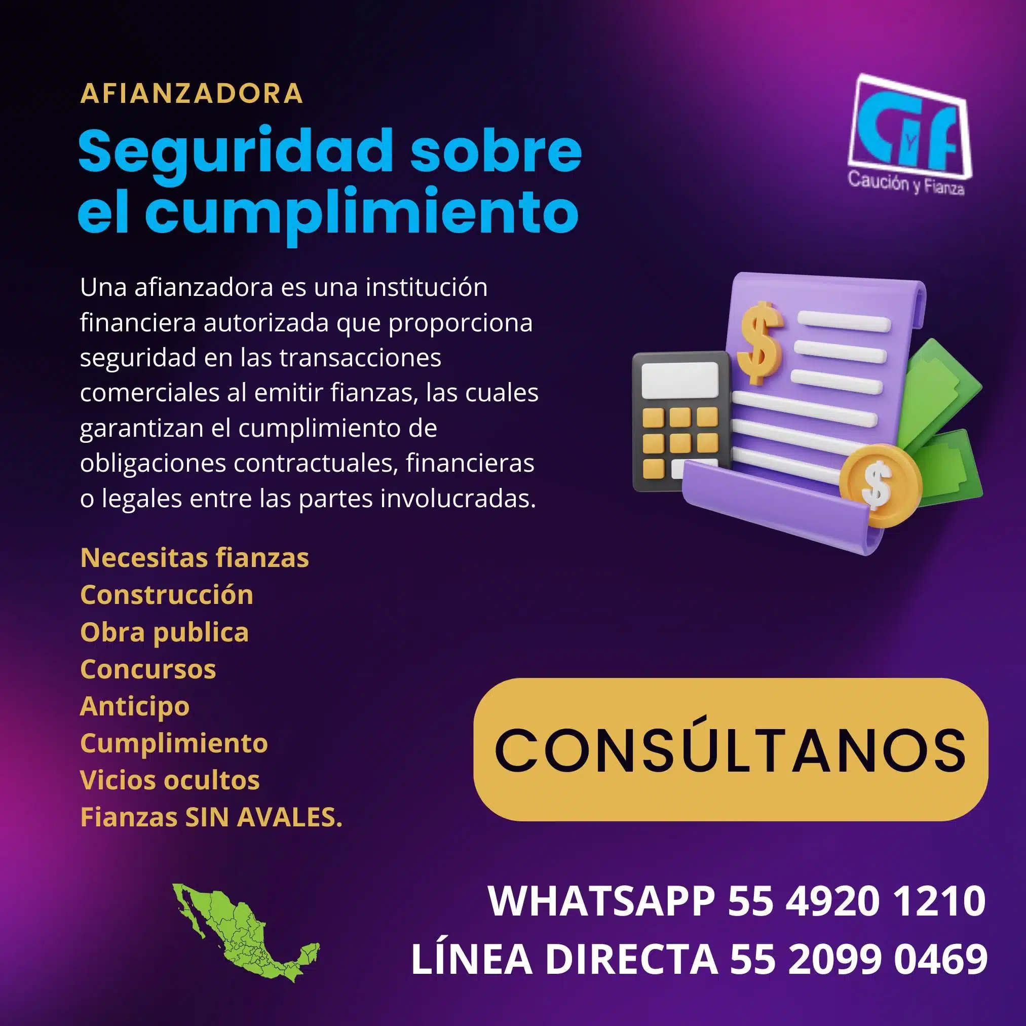 Afianzadora, la entidad que garantiza el cumplimiento de las obligaciones contraídas
