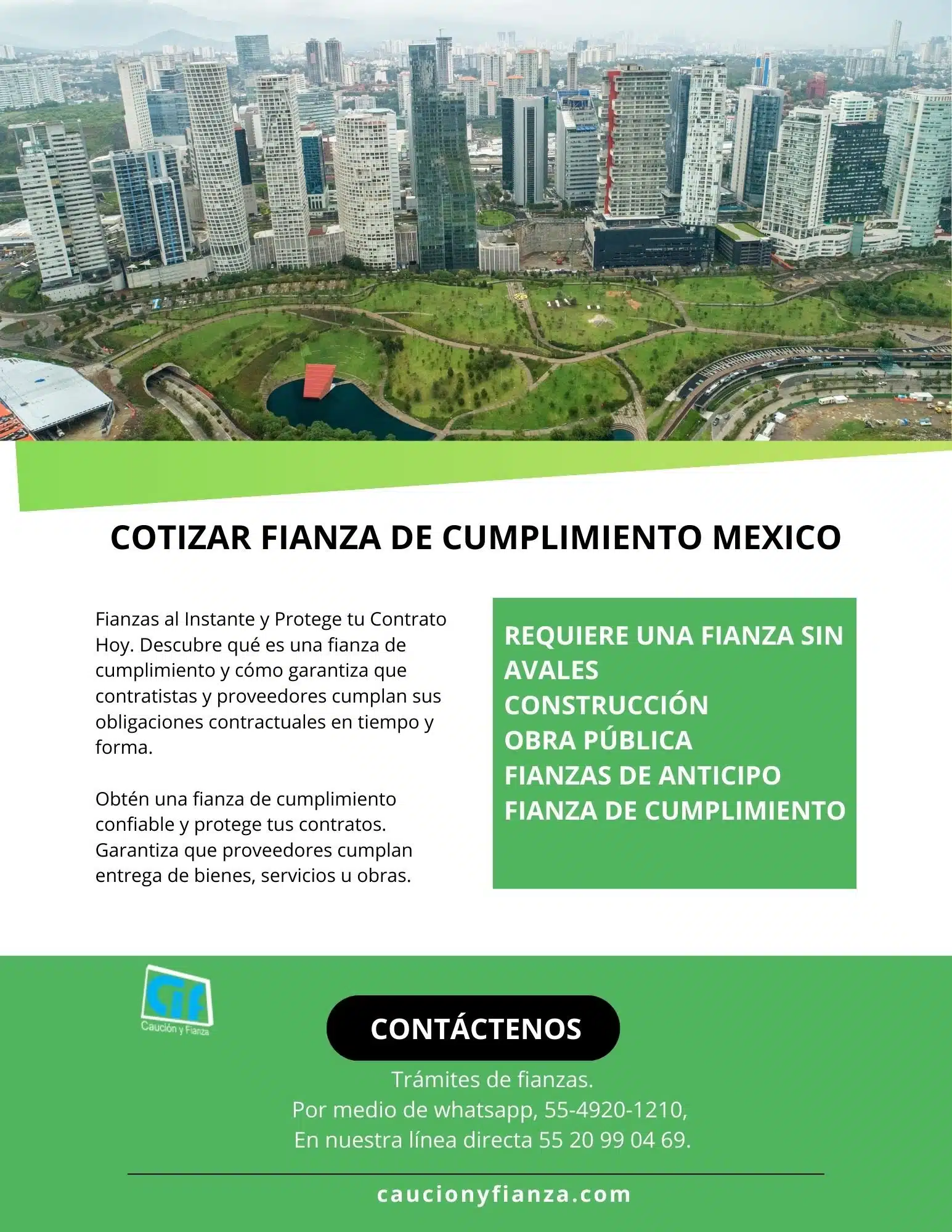Cotizar Fianza de Cumplimiento Mexico